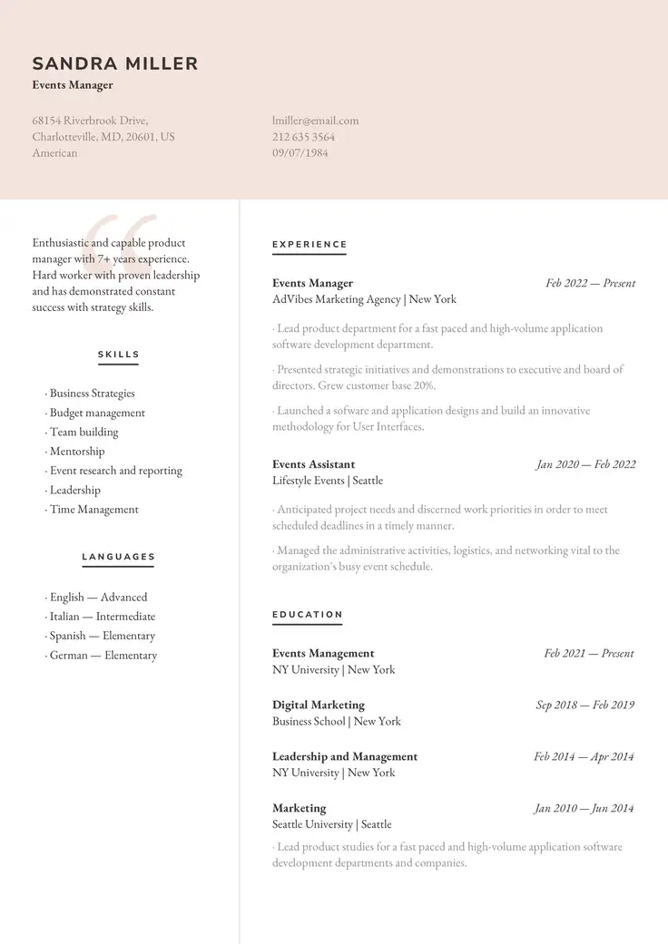 references examples for resume