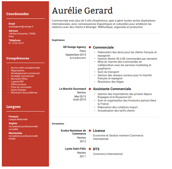 How To Write A French Resume ResumeCoach