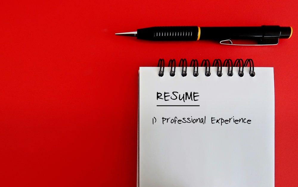 write first resume