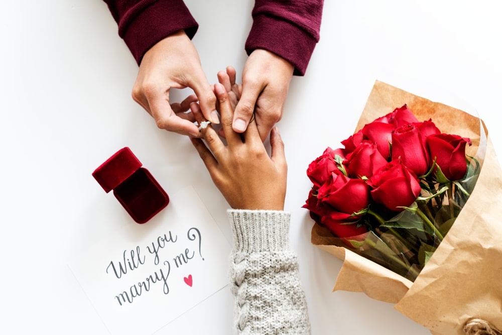 engagement ring romantic professions