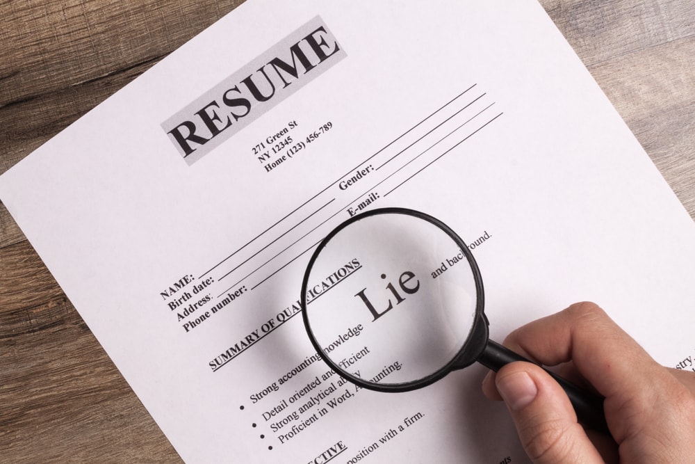 Why You Shouldn’t Lie on a Resume ResumeCoach