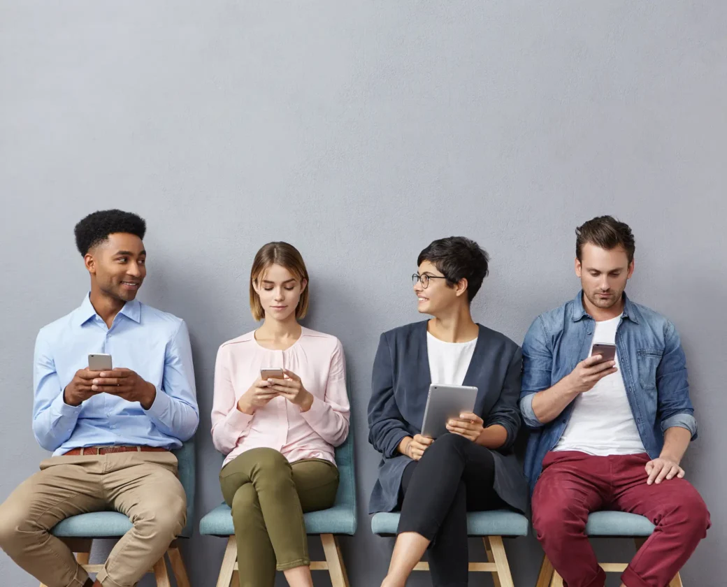 Examples of casual job interview outfits.