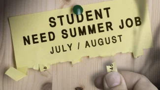 Student need summer job july/august.