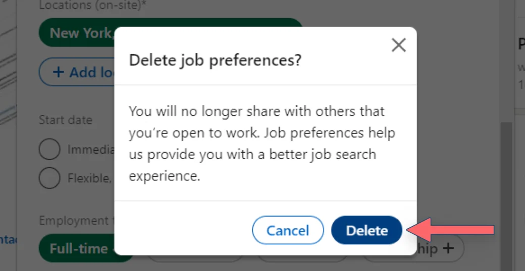 How to Delete OpenToWork from your LinkedIn profile