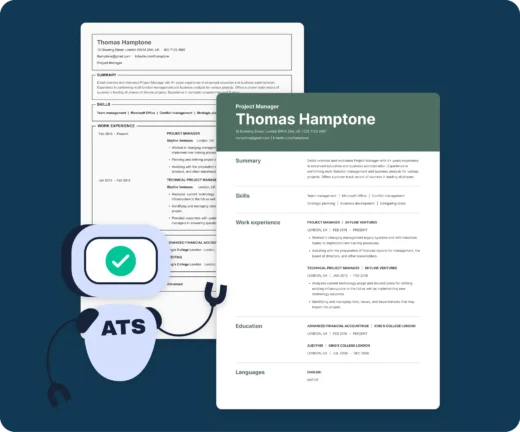 ATS-ready professional templates maker