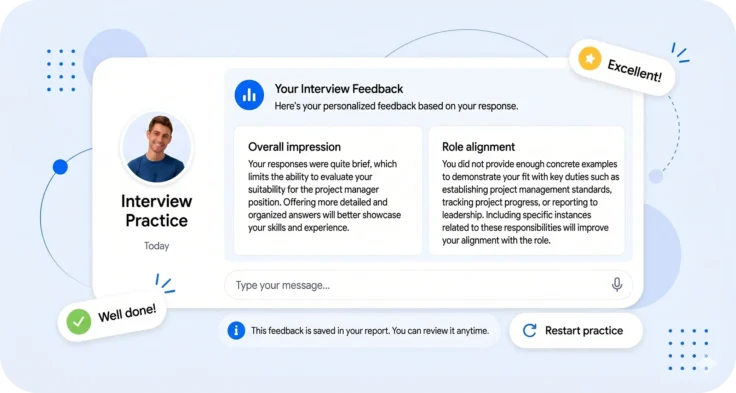 interview practice simulator