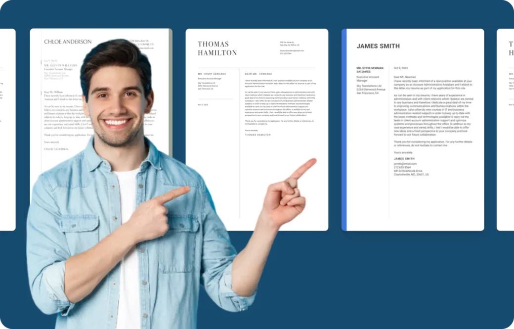 choose cover letter template