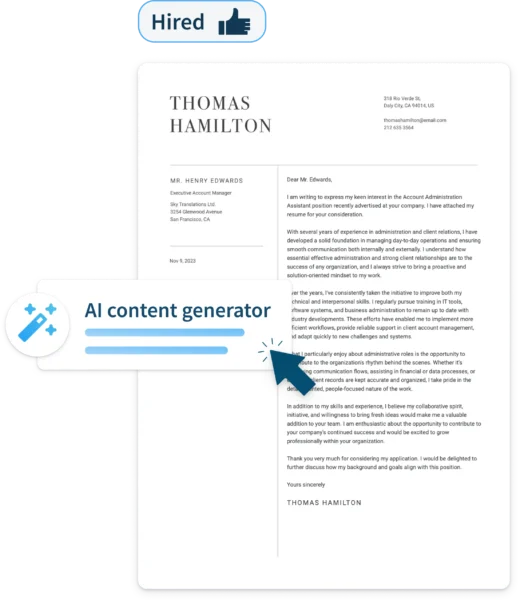 AI Cover Letter Generator