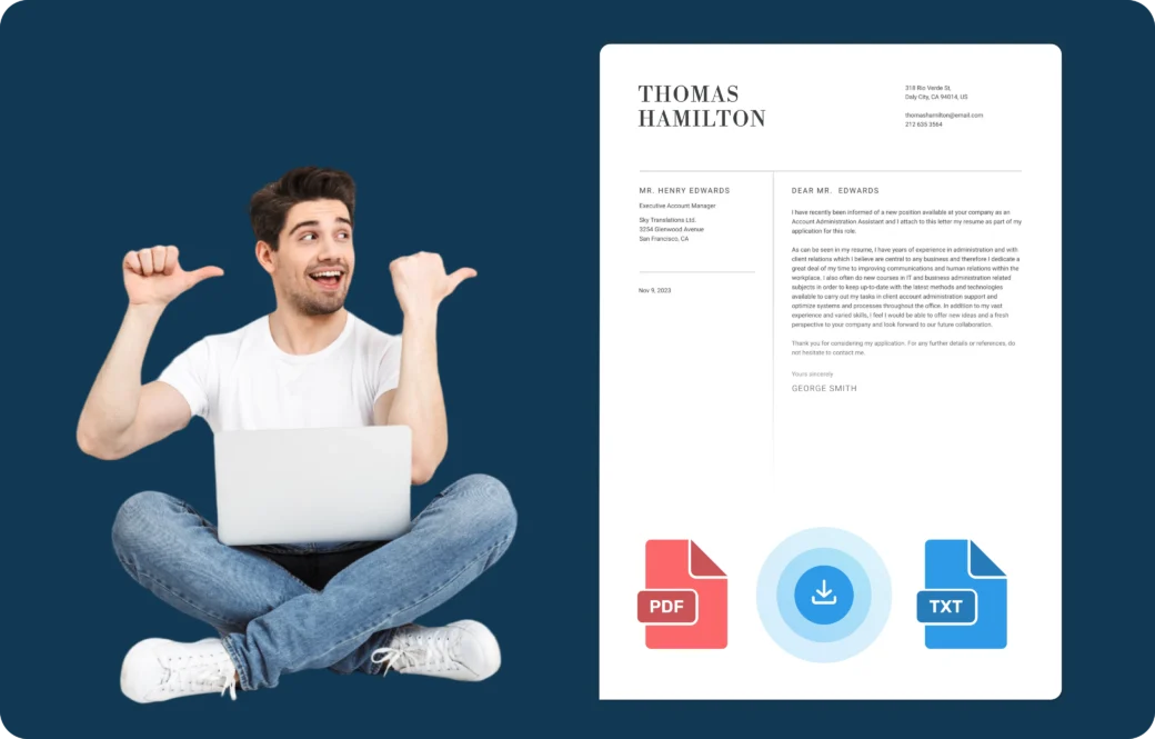 download and share cover letter